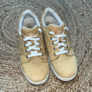 Timberland Merge Leather Suede Wheat Casual Sneakers size 9.5M